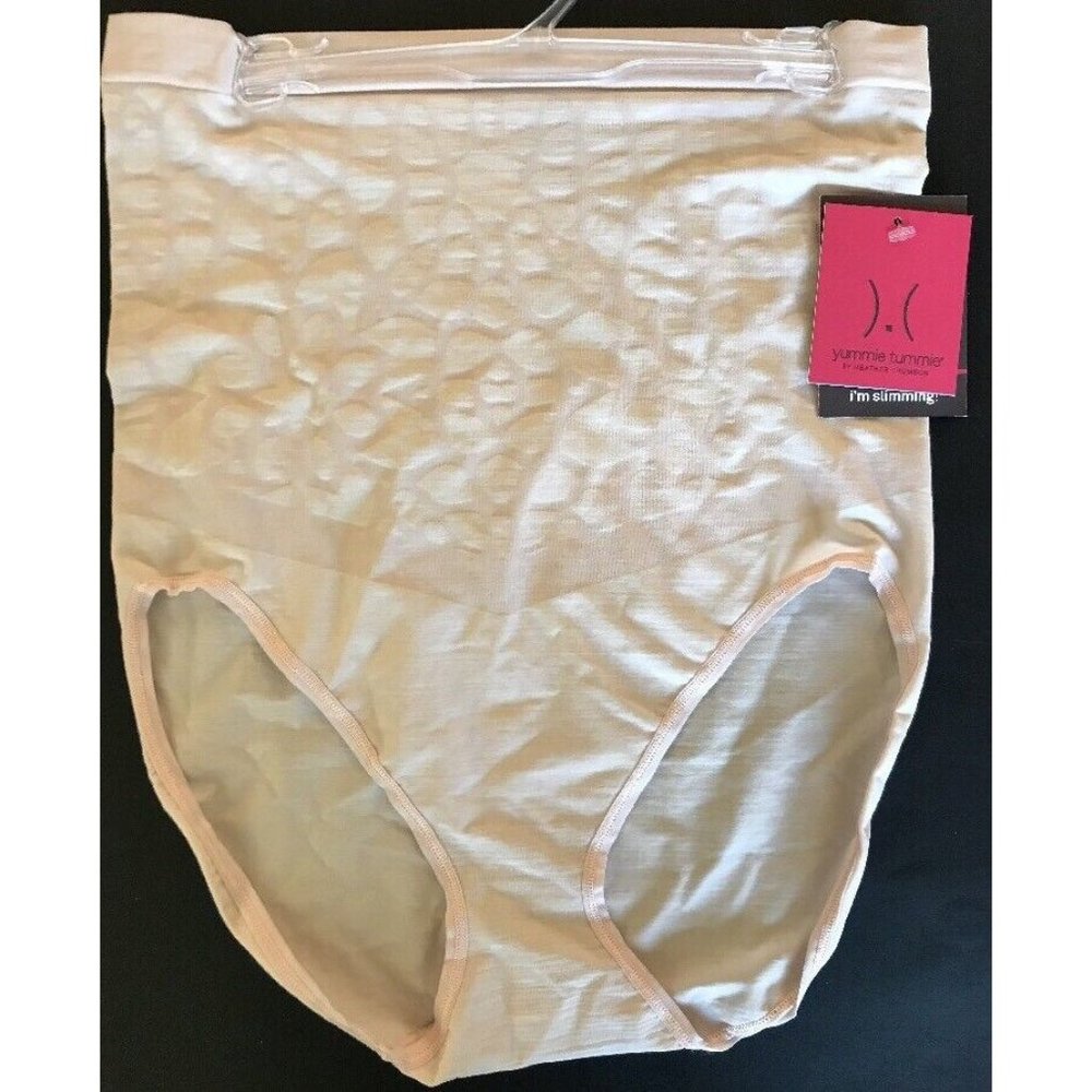 Yummie Tummie Kerrin High Waist Briefs L XL Beige Shaping Slimming YT5-055